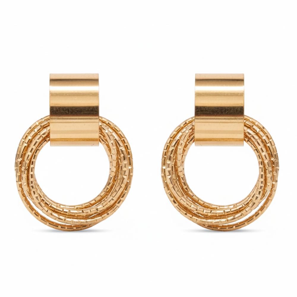 The99Jewel Stylish Gold Plated Earrings