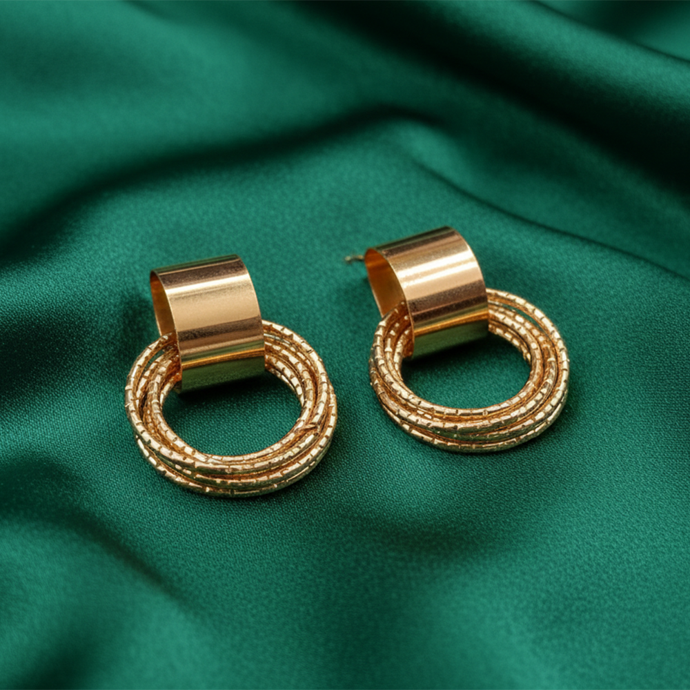The99Jewel Stylish Gold Plated Earrings