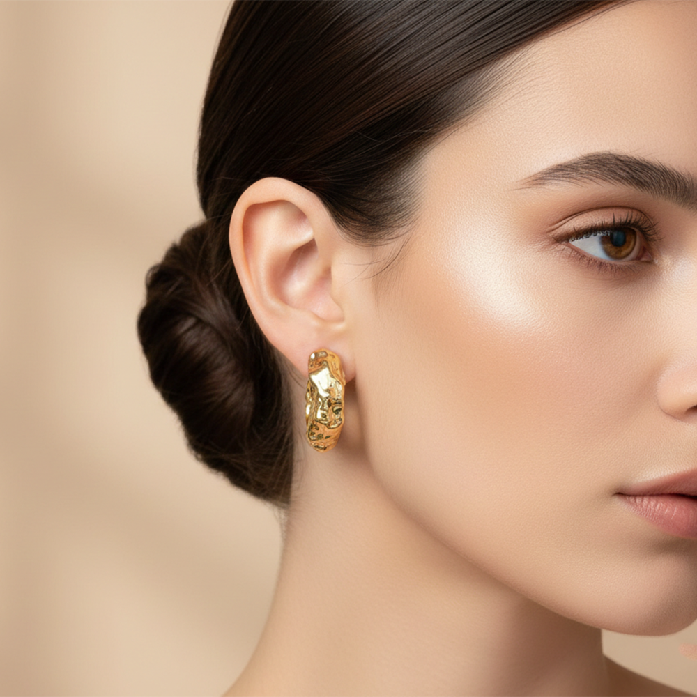 The99Jewel Stylish Gold Plated Earrings
