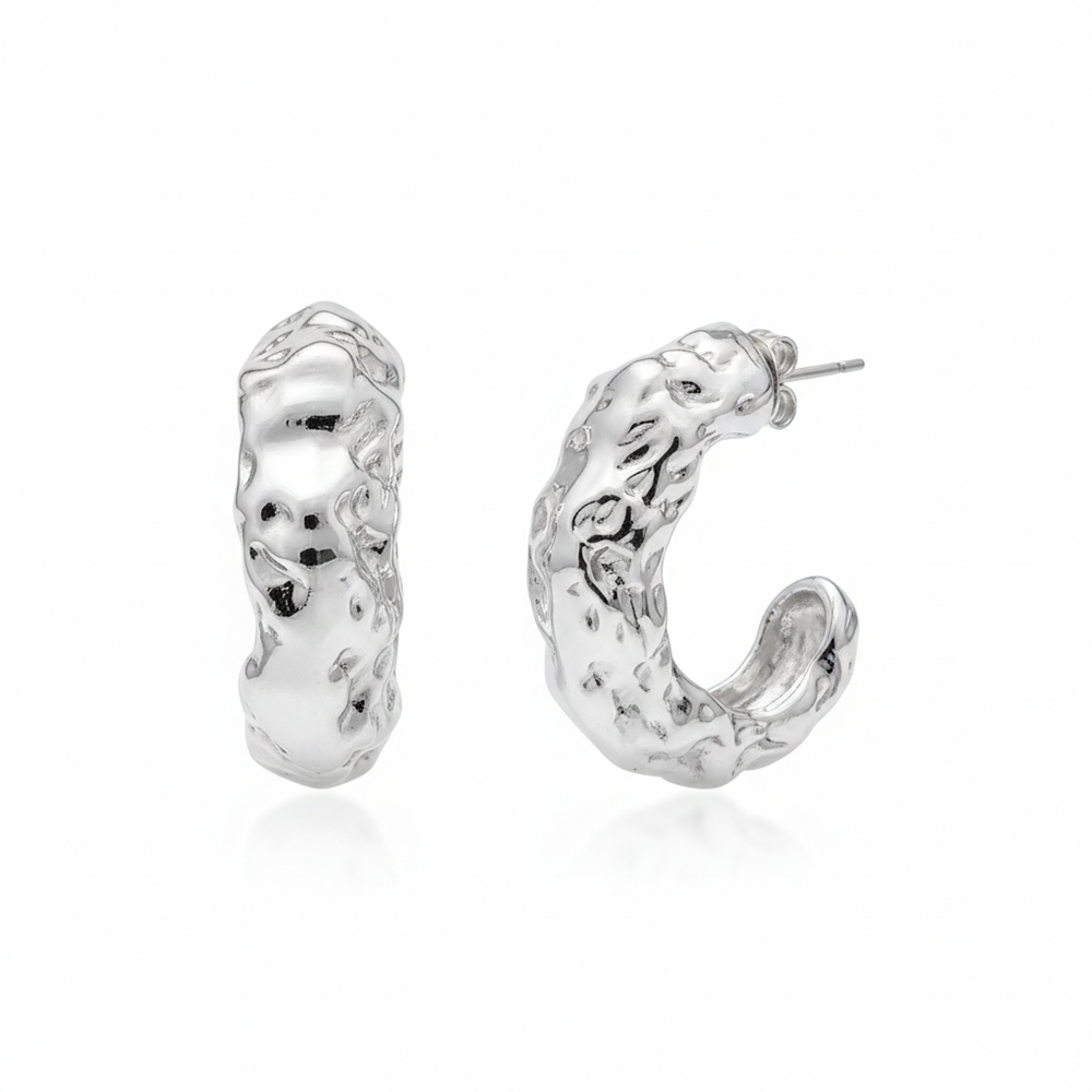 The99Jewel Stylish Silver Plated Earrings