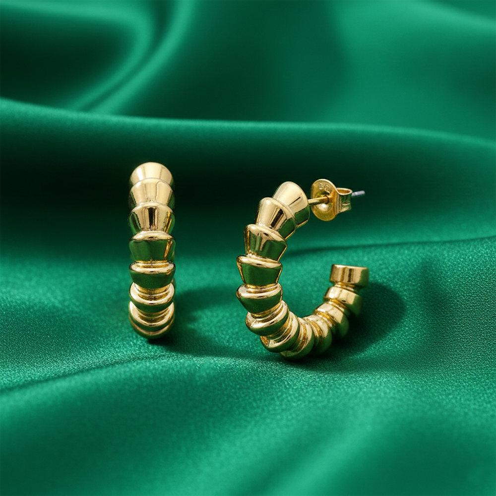 The99Jewel Stylish Gold Plated Earrings