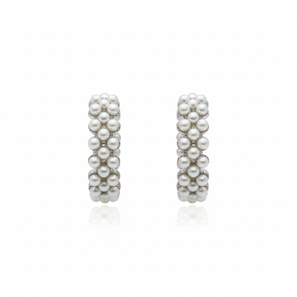 The99Jewel Stylish Silver Plated Earrings