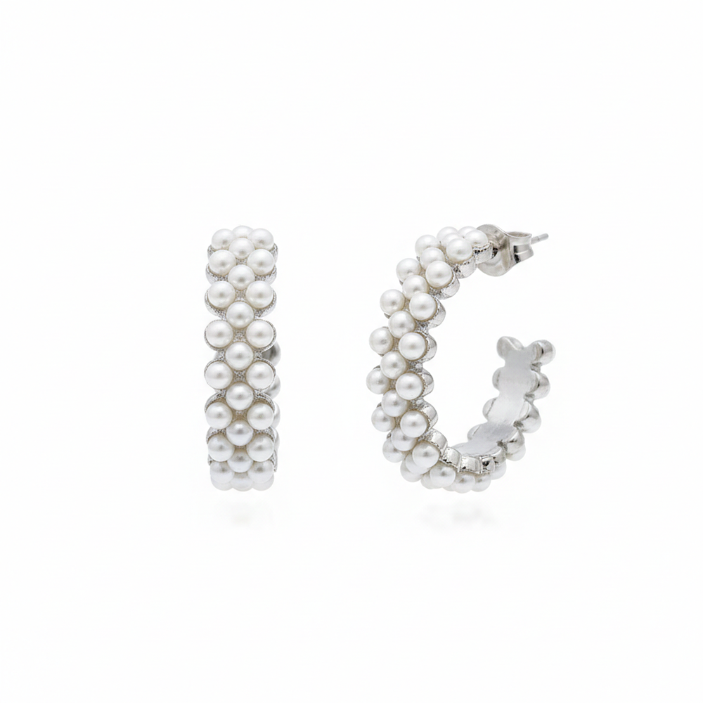 The99Jewel Stylish Silver Plated Earrings