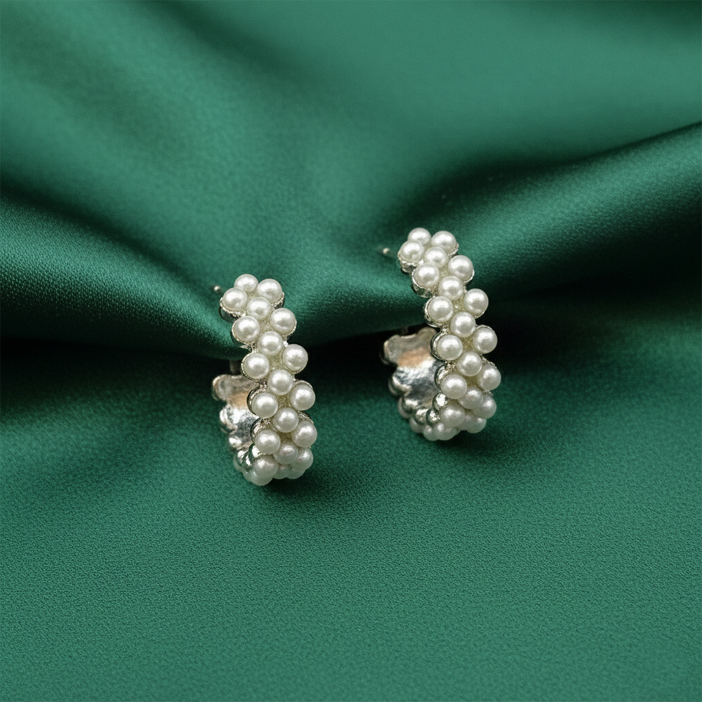 The99Jewel Stylish Silver Plated Earrings