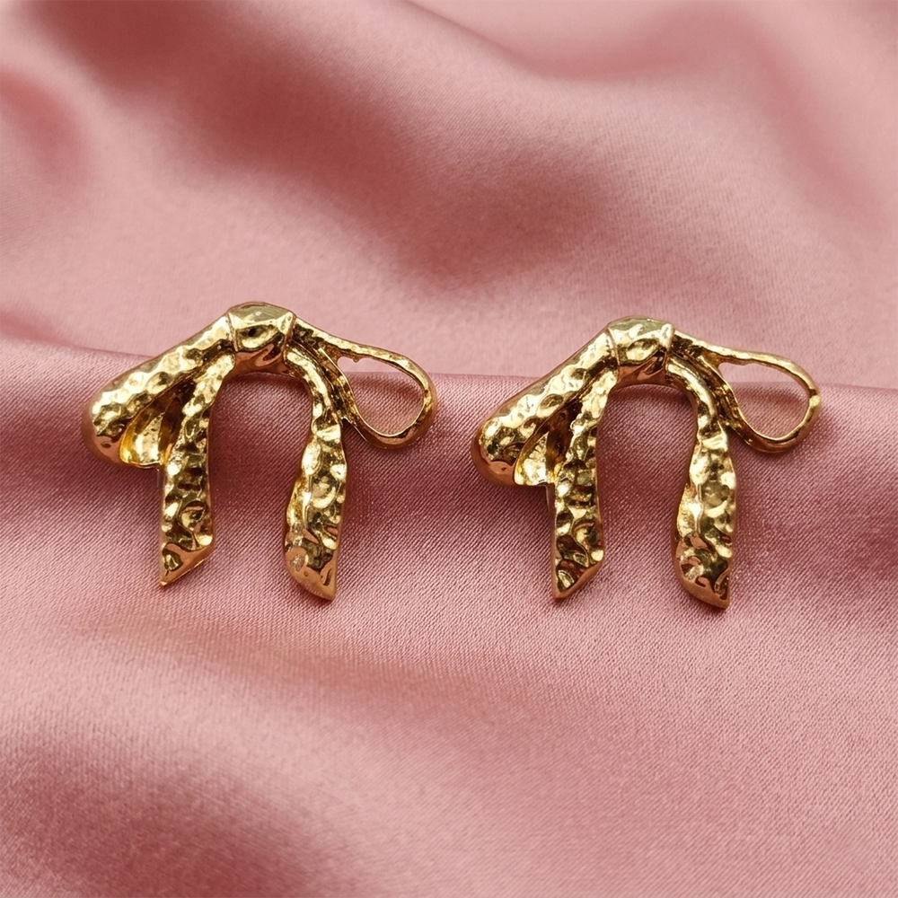 The99Jewel Elegant Anti Tarnish Bow Design Earrings for Women