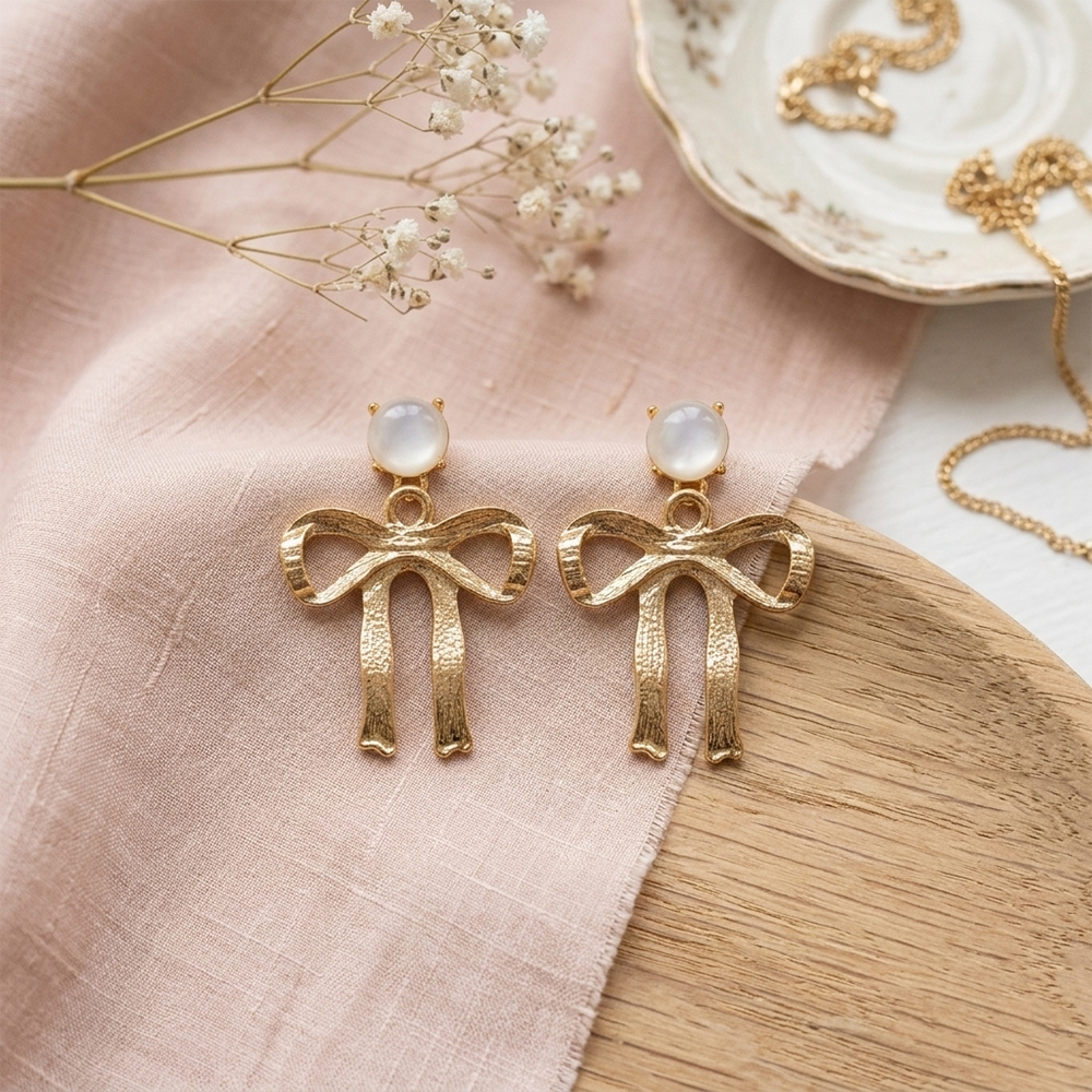 The99Jewel Chic Bow Anti Tarnish Lightweight Trendy Fashion Jewellery