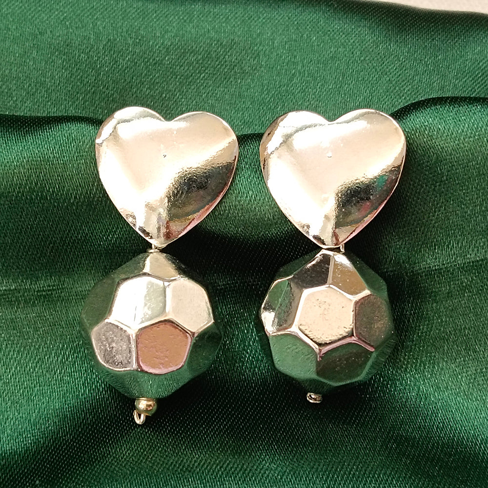 The99Jewel Silver Plated HeartEarrings