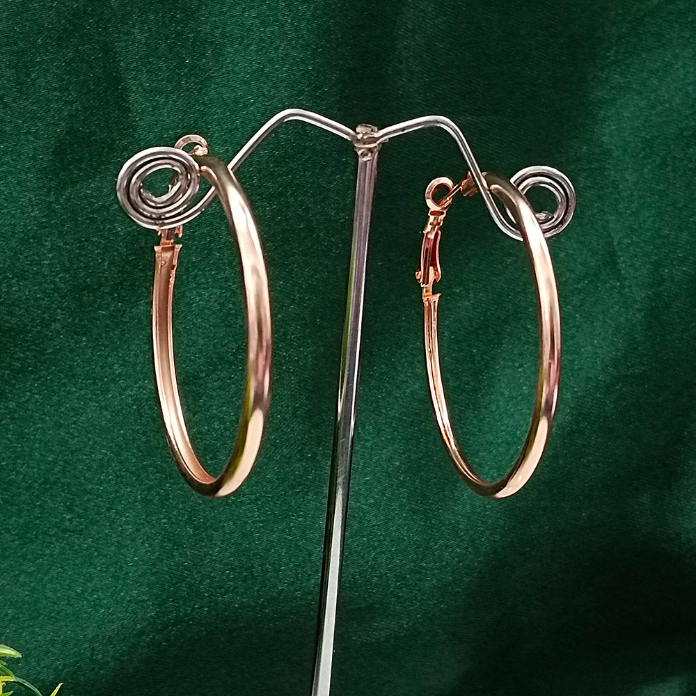 The99Jewel Rose Gold PlatedHoop Earrings