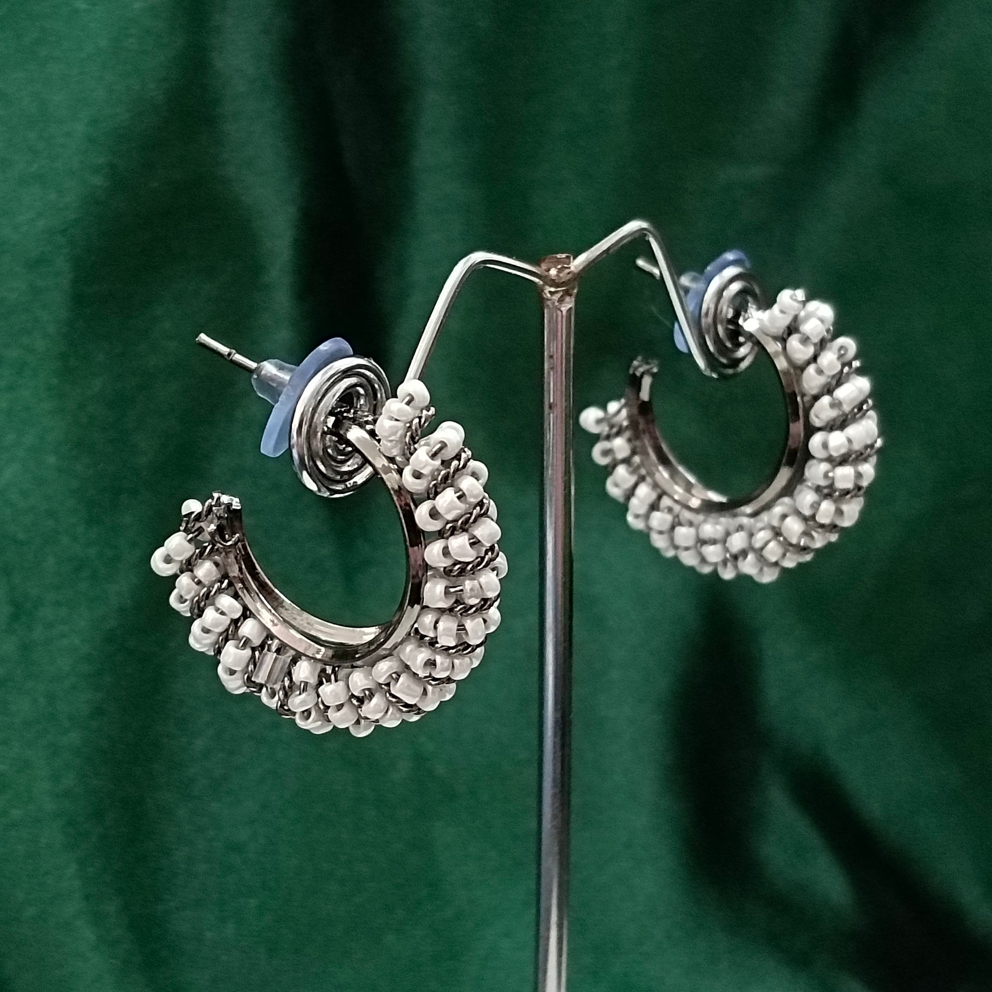 The99Jewel Black Small HoopEarrings