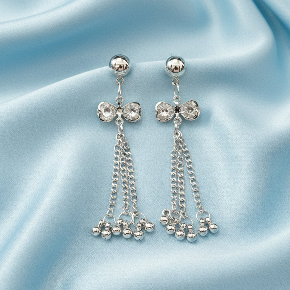 The99Jewel Silver Plated Stylish Dangler Earrings