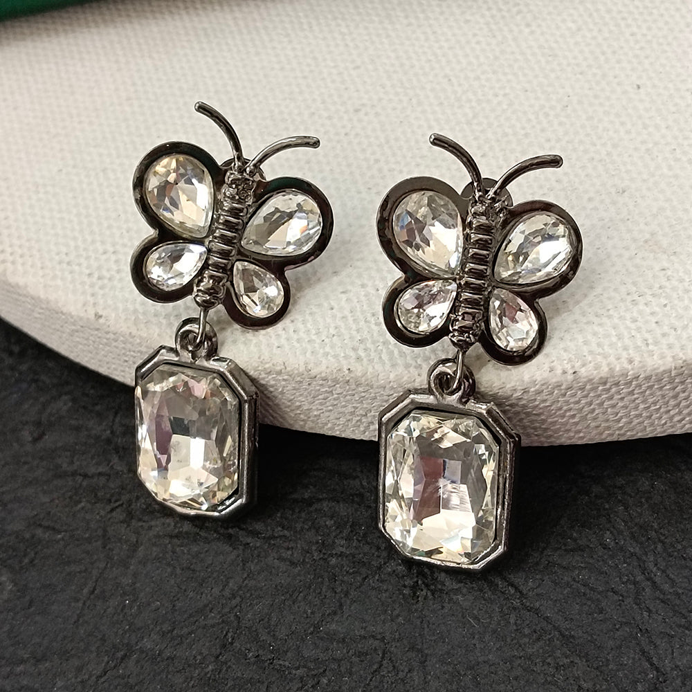 The99Jewel BlackButterflyEarrings