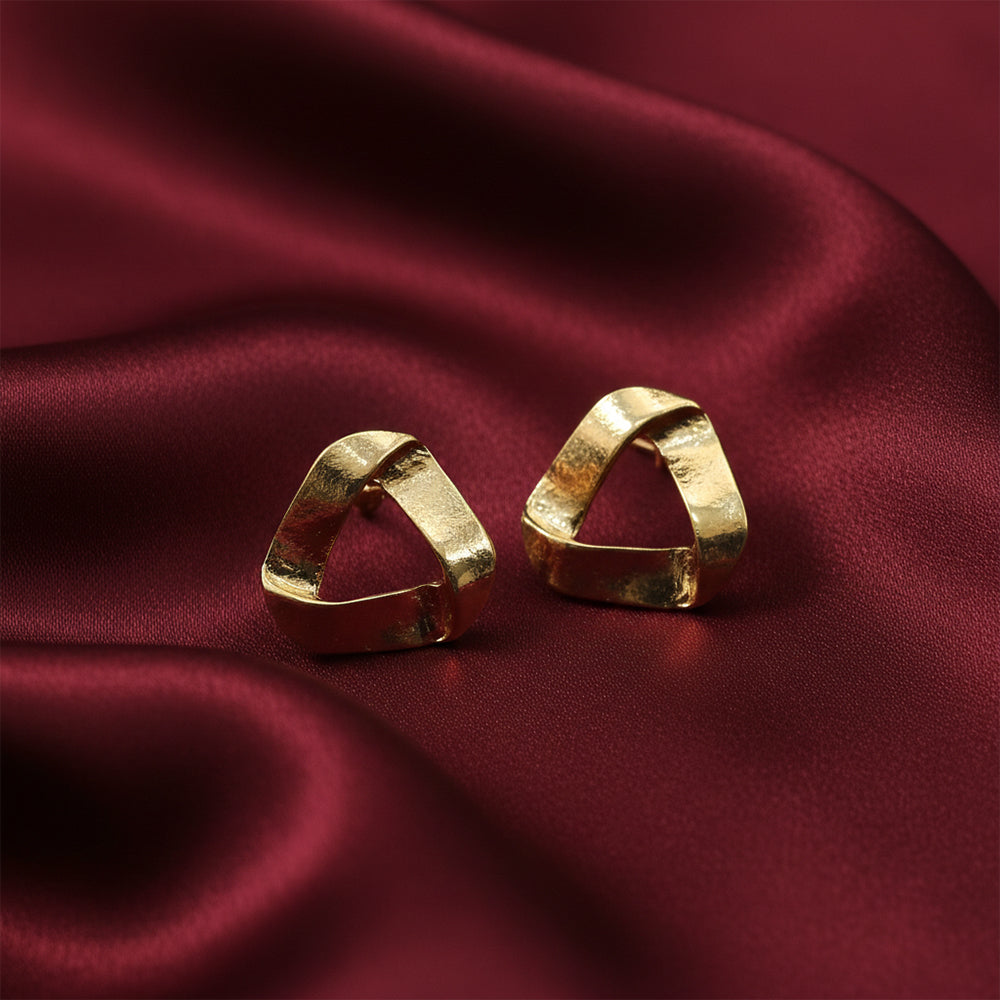 The99Jewel Gold Plated Stylish Stud Earrings