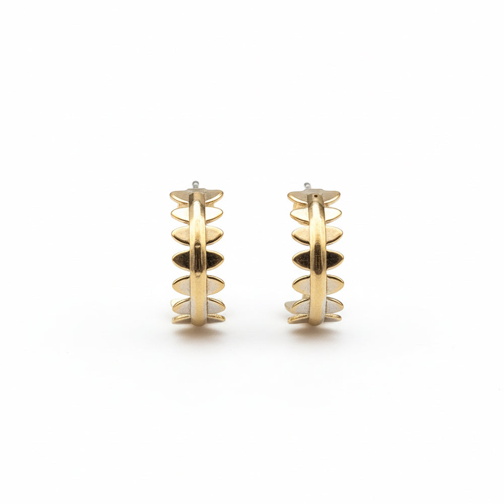 The99Jewel Gold Plated Stylish Small Hoop Earrings