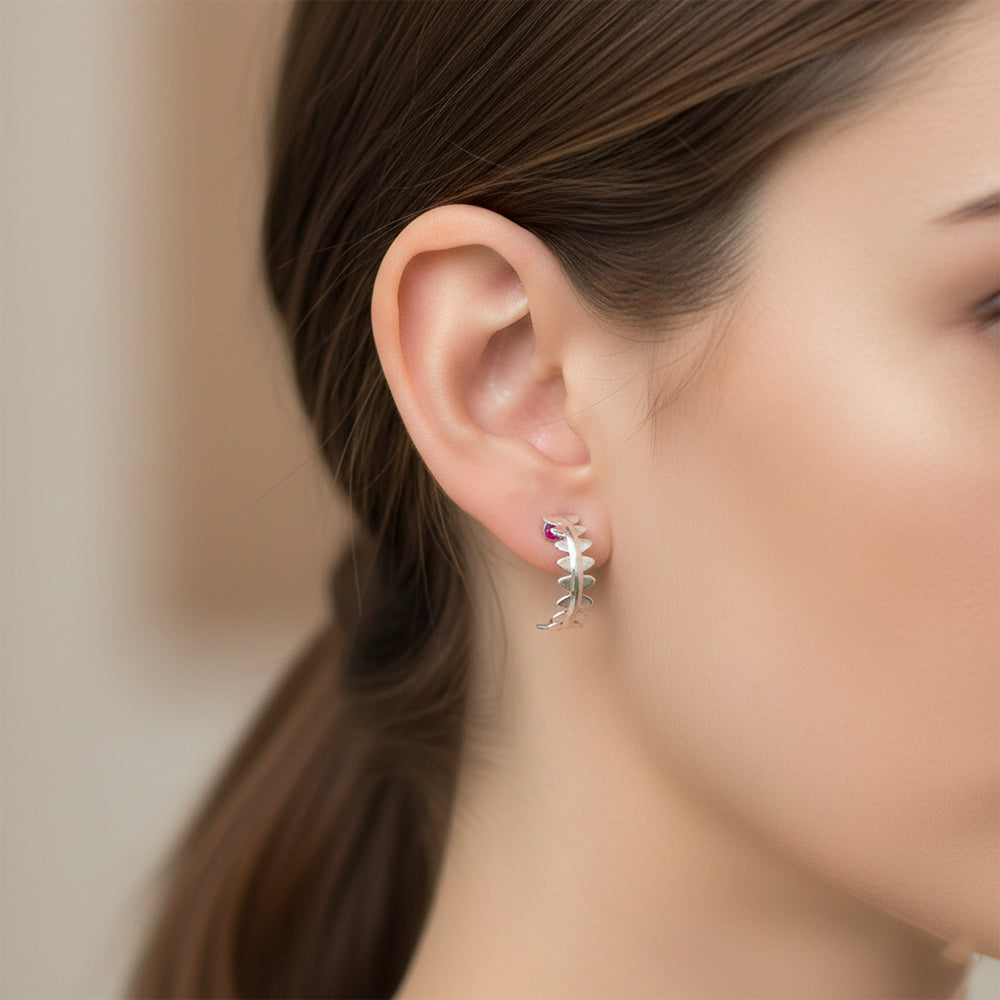 The99Jewel Silver Plated Stylish Small Hoop Earrings