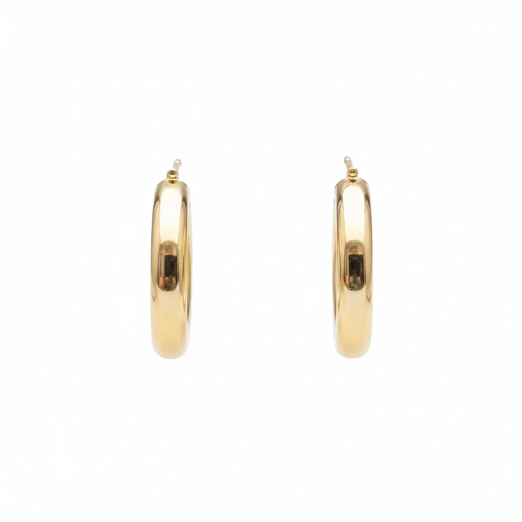 The99Jewel Gold Plated Stylish Hoop Earrings