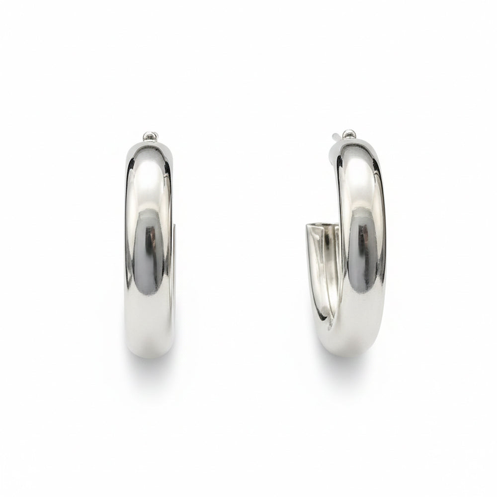 The99Jewel Silver Plated Stylish Hoop Earrings