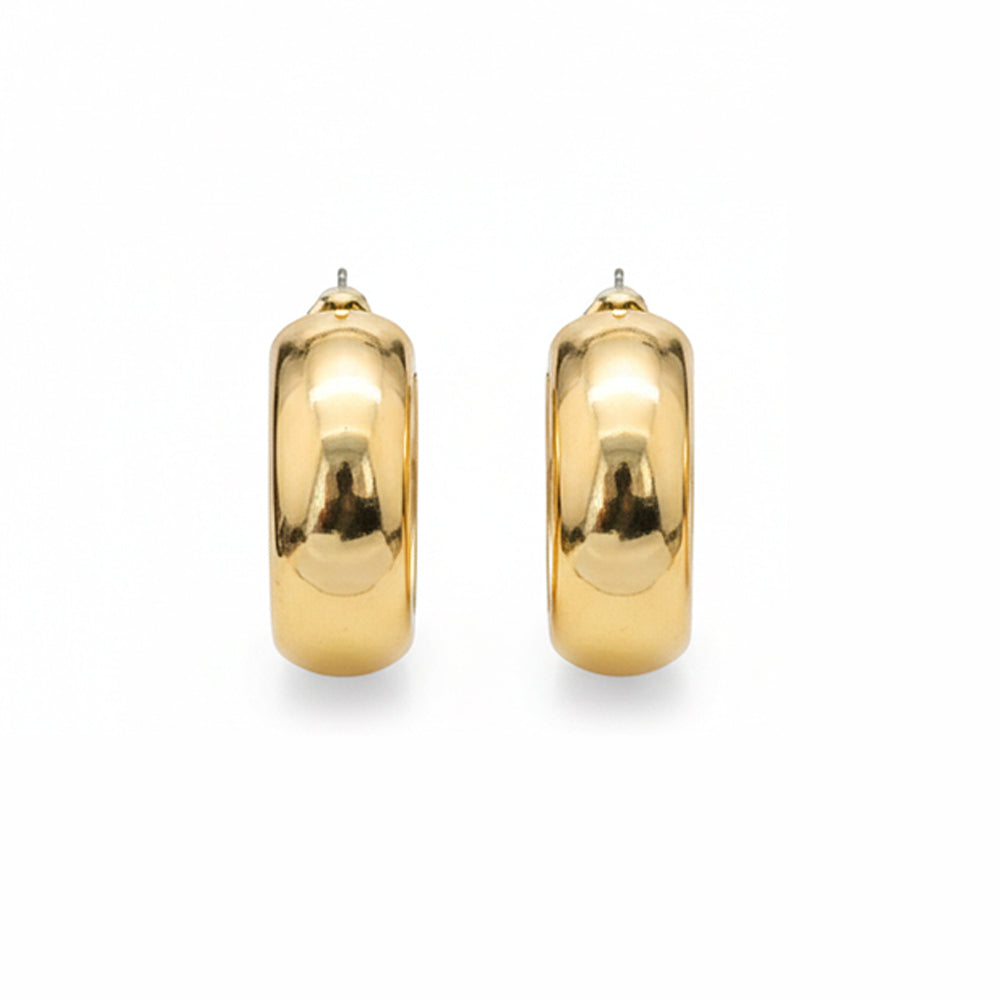 The99Jewel Gold Plated Stylish Hoop Earrings