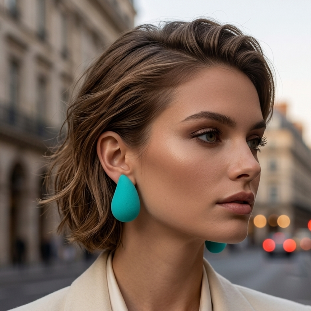 The99Jewel Trendy Teardrop Stud Earrings for Women