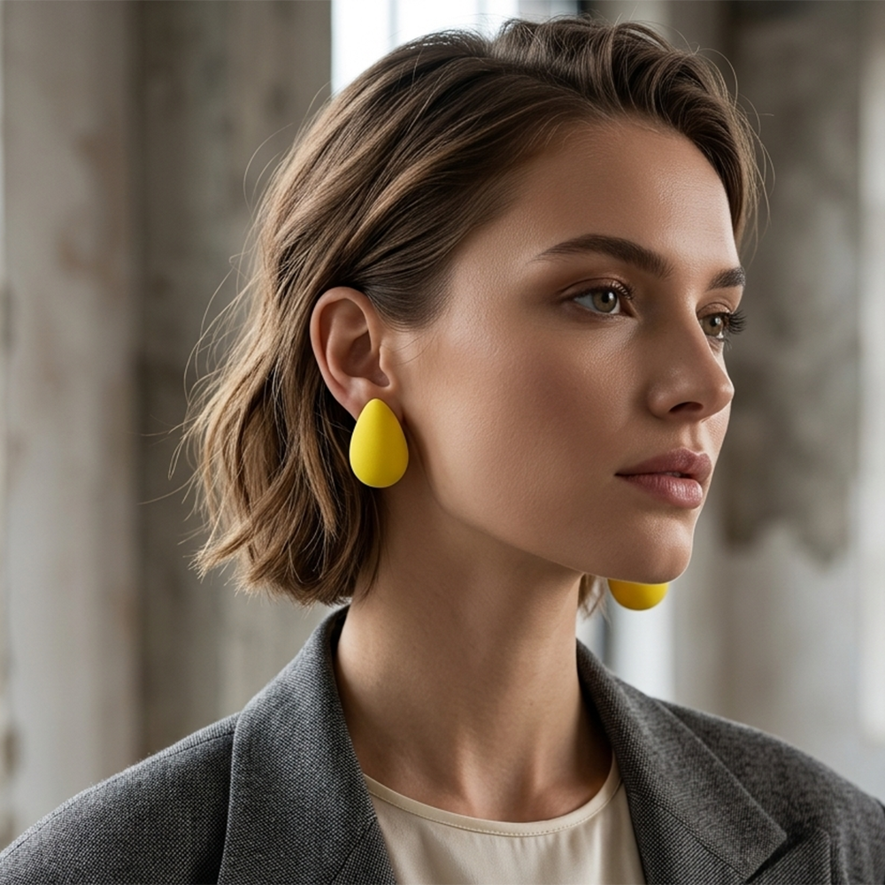 The99Jewel Trendy Teardrop Stud Earrings for Women