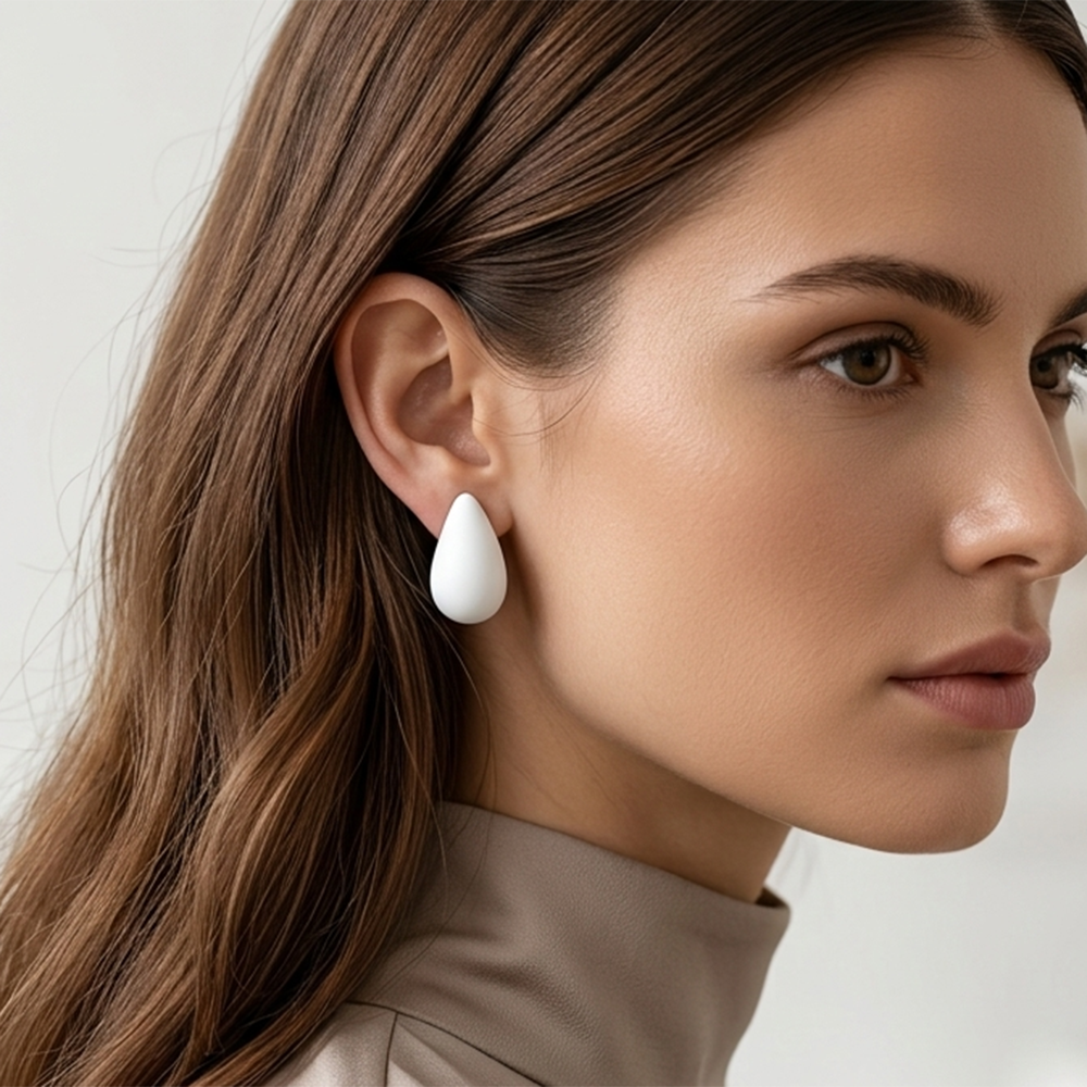 The99Jewel Trendy Teardrop Stud Earrings for Women