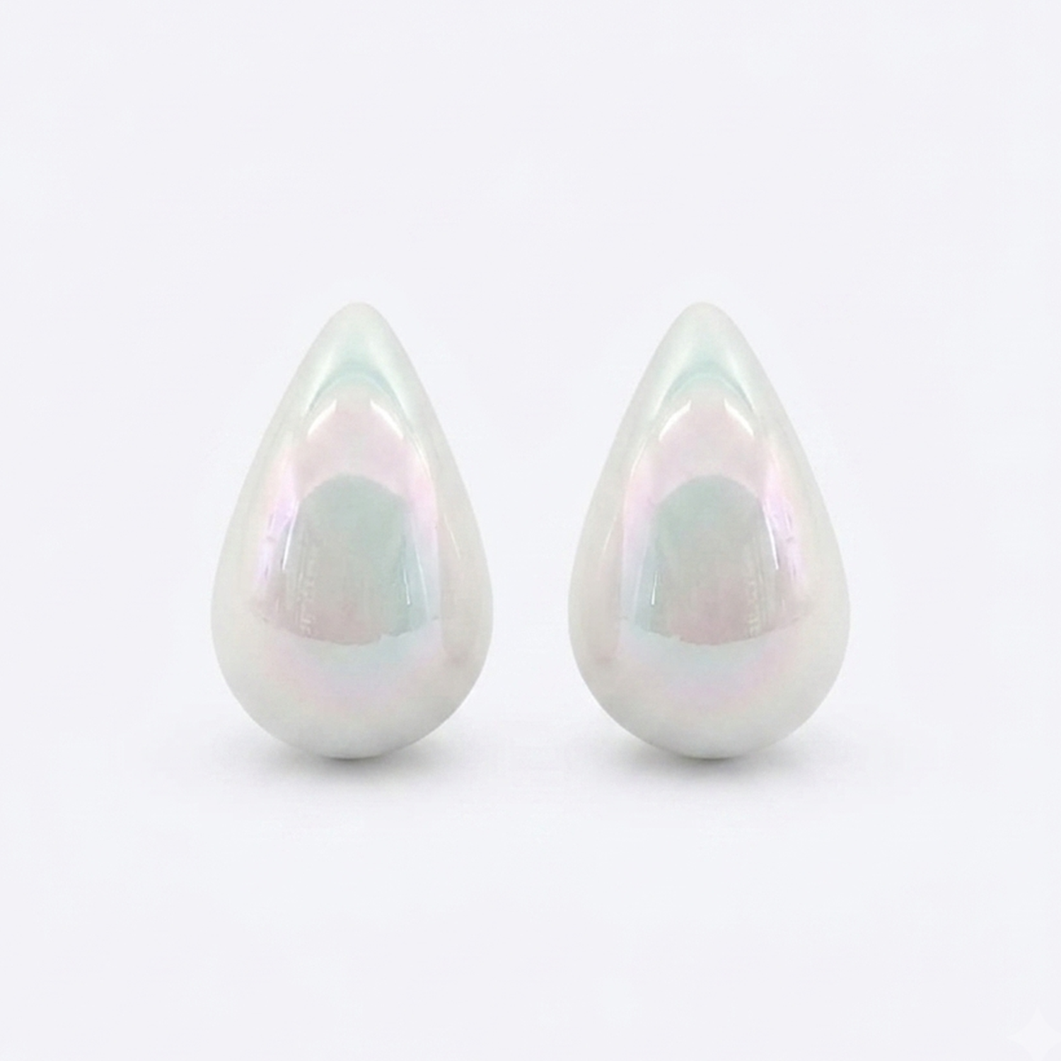 The99Jewel Glossy Teardrop Stud Earrings for Women
