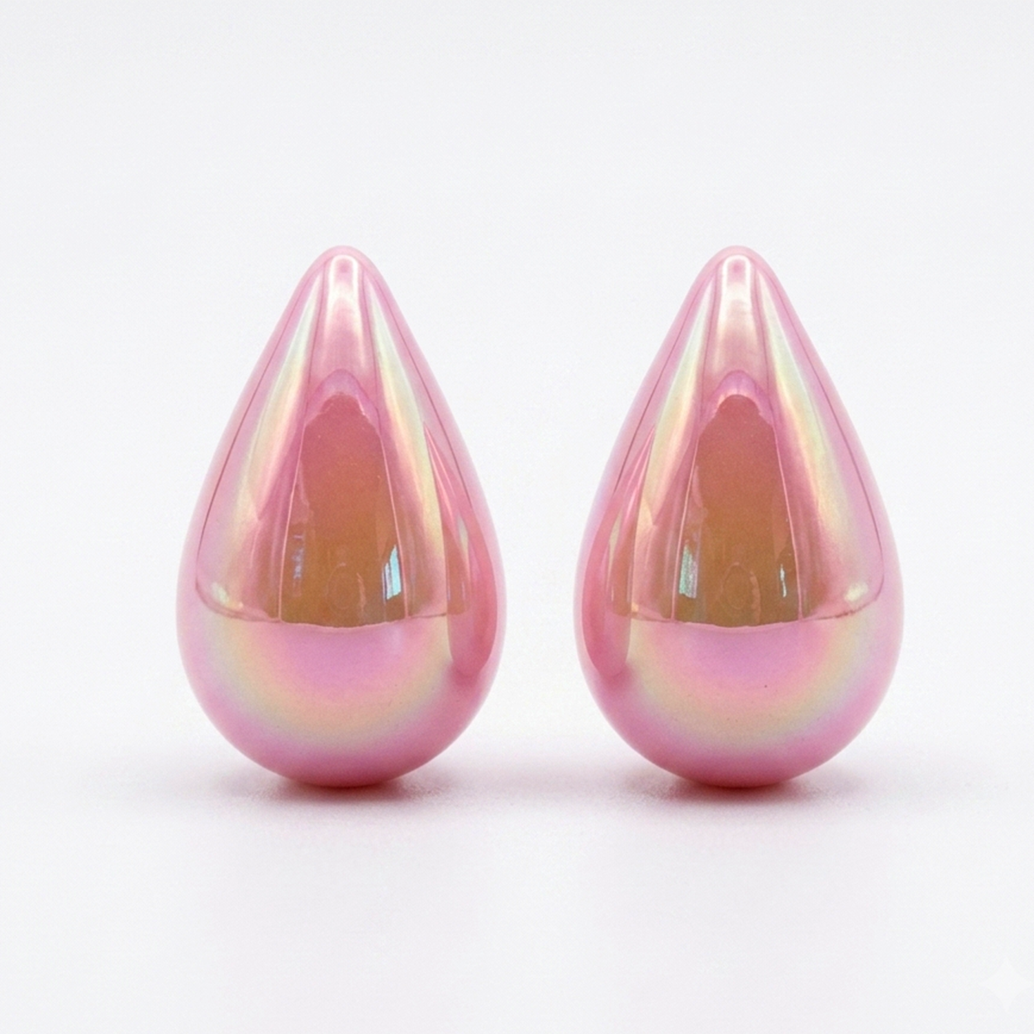 The99Jewel Glossy Teardrop Stud Earrings for Women