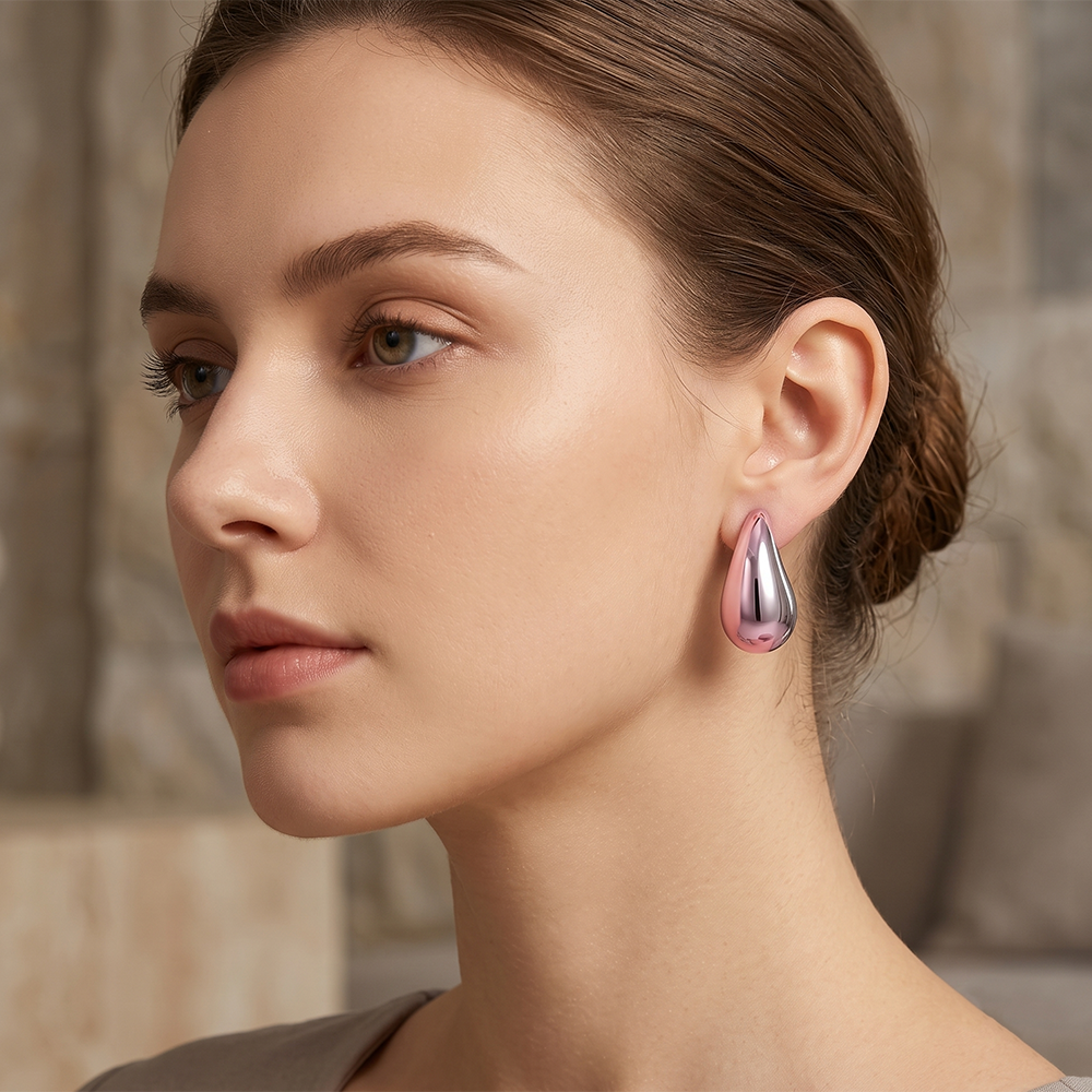 The99Jewel Stylish Minimalist Statement Stud Earrings