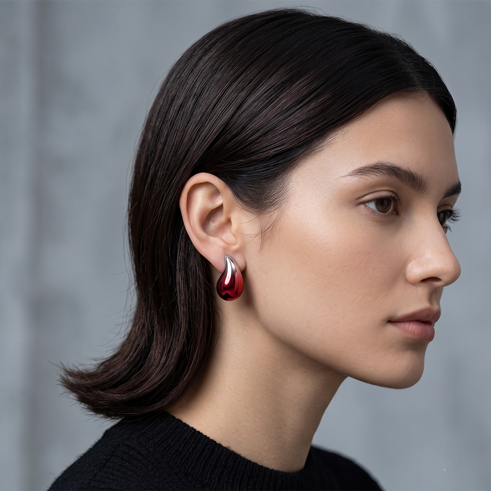 The99Jewel Stylish Minimalist Statement Stud Earrings