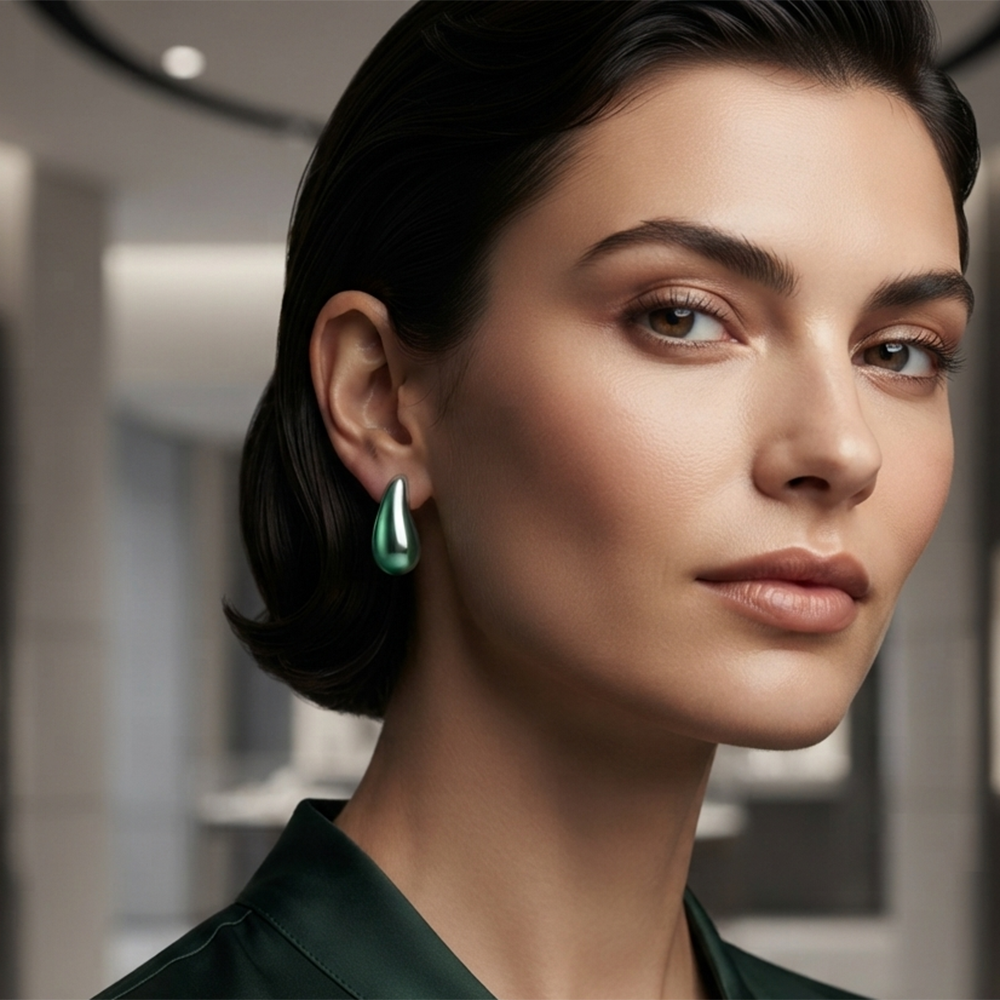 The99Jewel Stylish Minimalist Statement Stud Earrings