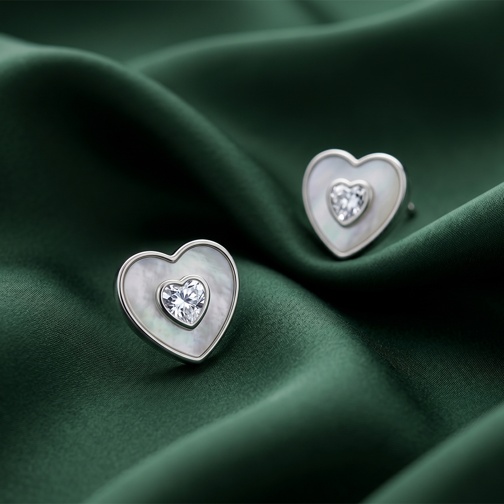 The99Jewel  Graceful Silver  Plated Butterfly Stud Earrings For Women