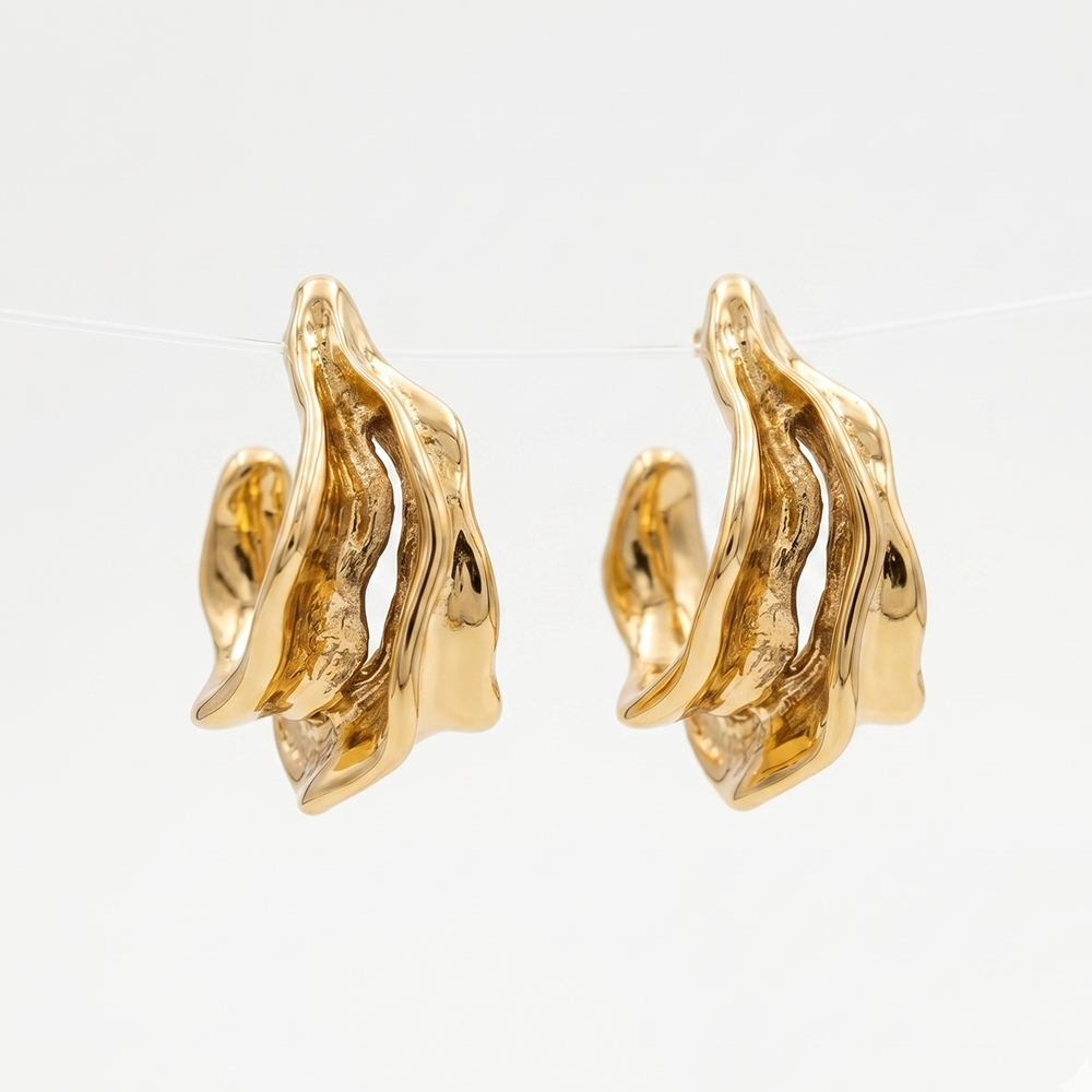 The99Jewel  Premium Gold-Toned Stud Earrings for Women and Girls