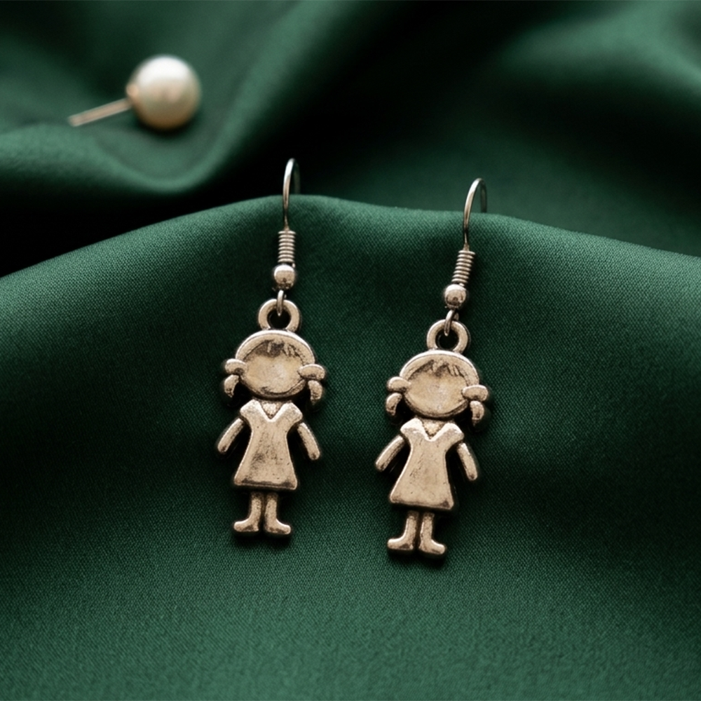The99Jewel  Modern  Silver-Toned  Dangler  Earrings for Women 