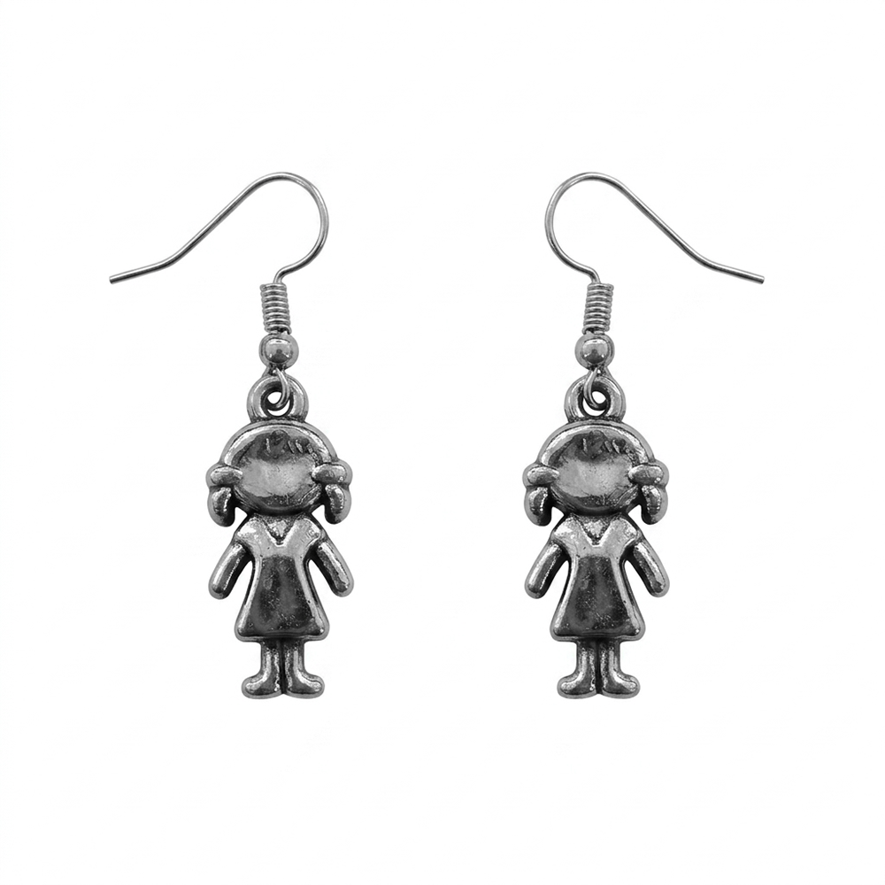 The99Jewel  Modern  Silver-Toned  Dangler  Earrings for Women