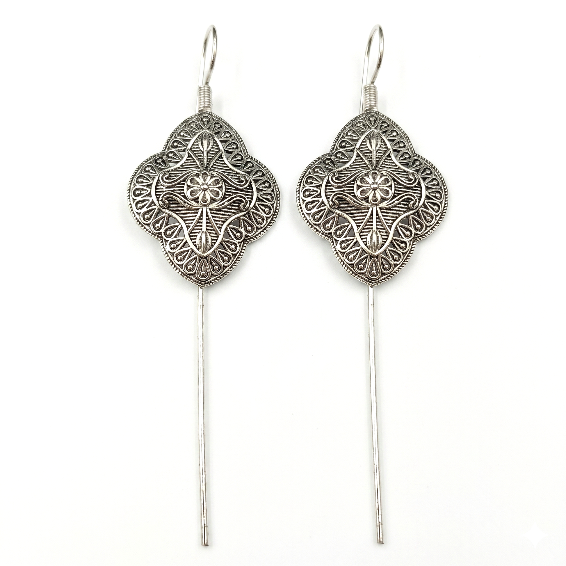 The99Jewel Oxidised Plated Stylish Earcuff