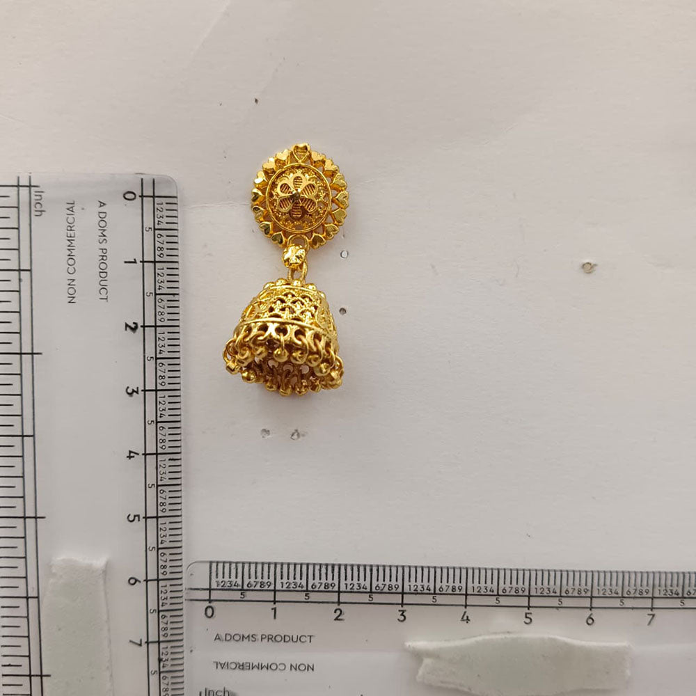 The99Jewel Stylish Gold Plated Jhumka Earrings | Traditional Fashion Jewellery for Festive & Party Wear