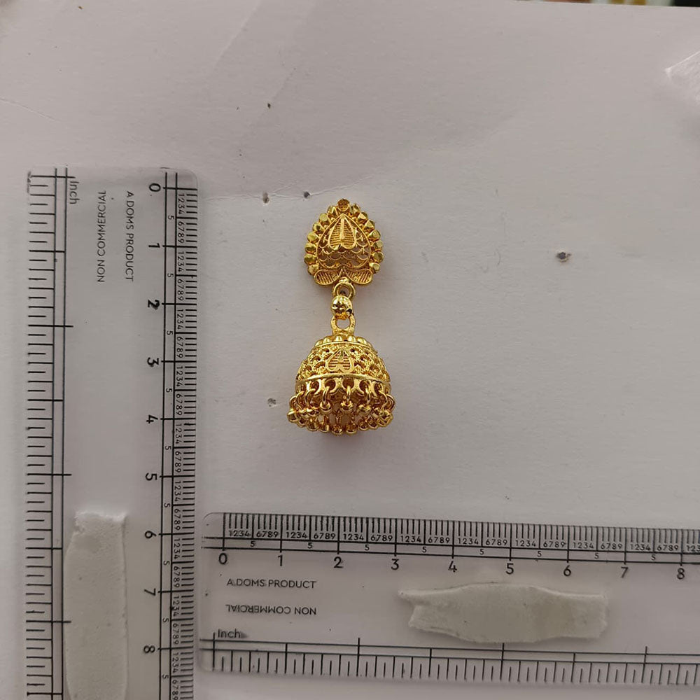 The99Jewel Stylish Gold Plated Jhumka Earrings | Traditional Fashion Jewellery for Festive & Party Wear