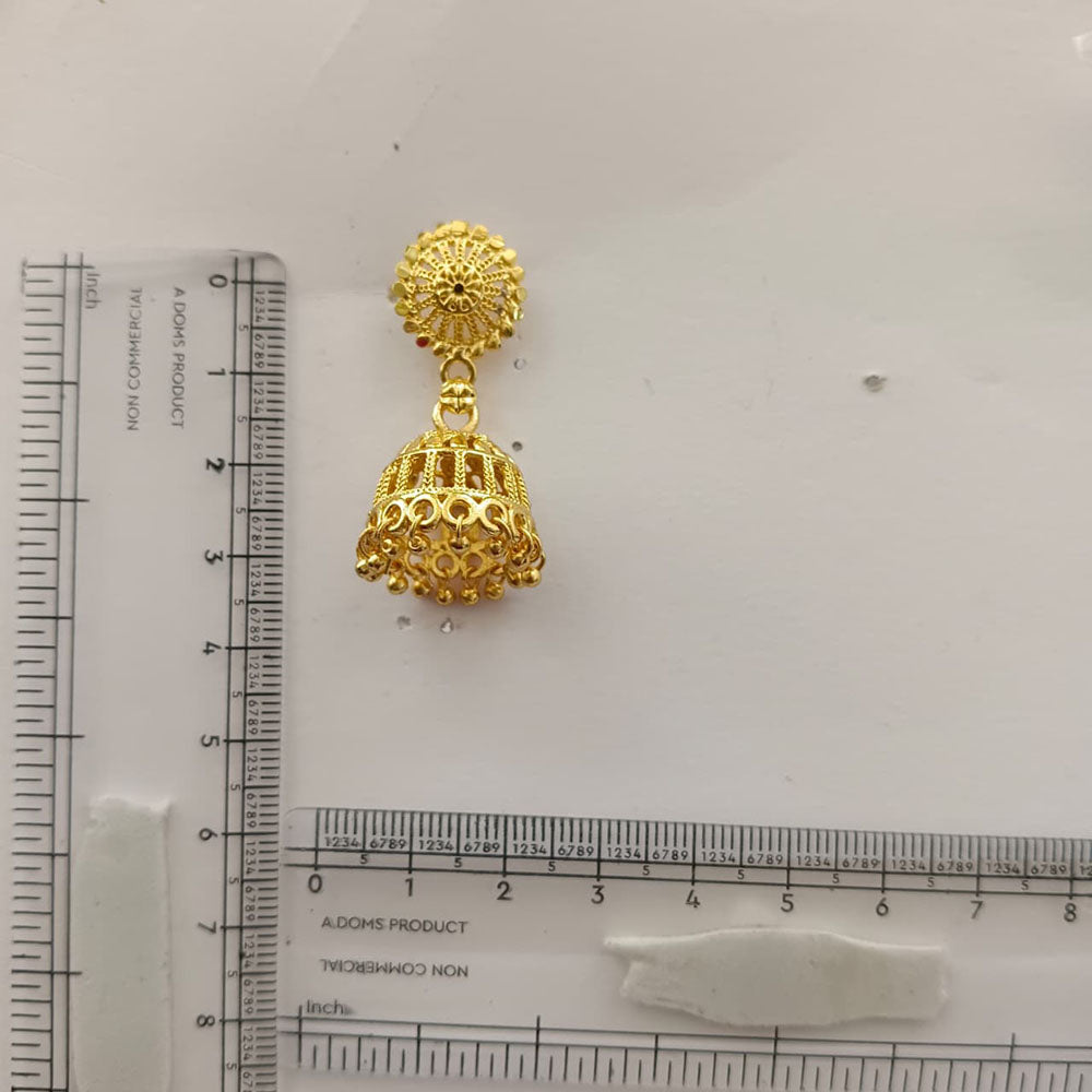 The99Jewel Beautiful Gold Plated Jhumka Earrings for Women | Designer Ethnic Jewellery for Festive Looks