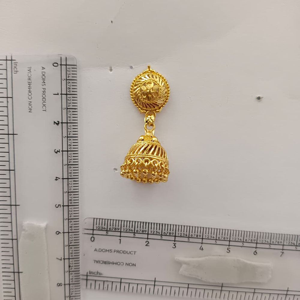 The99Jewel Beautiful Gold Plated Jhumka Earrings for Women | Designer Ethnic Jewellery for Festive Looks