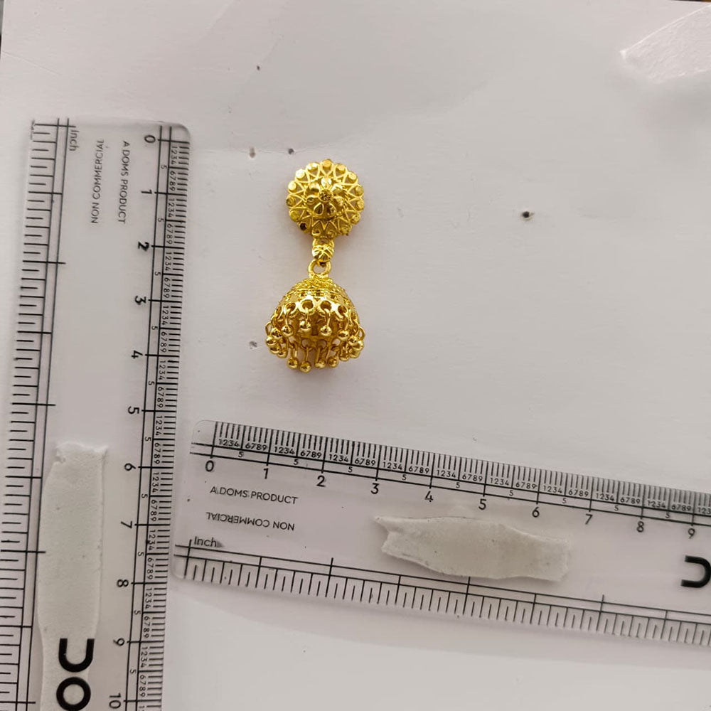 The99Jewel Beautiful Gold Plated Jhumka Earrings for Women | Designer Ethnic Jewellery for Festive Looks