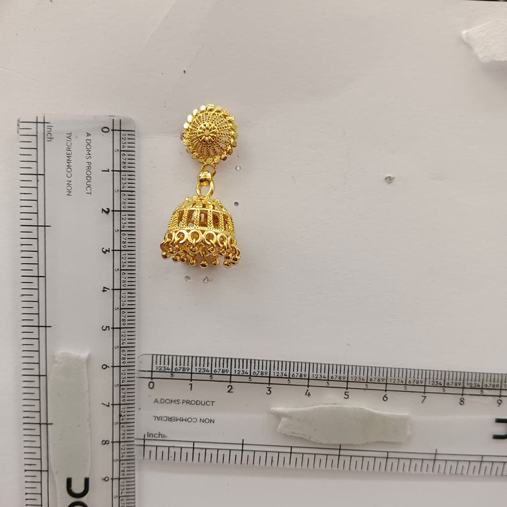 The99Jewel Beautiful Gold Plated Jhumka Earrings for Women | Designer Ethnic Jewellery for Festive Looks