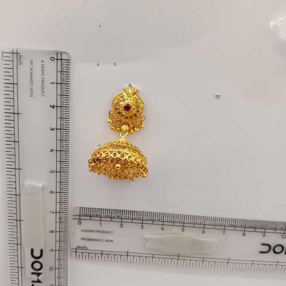 The99Jewel Timeless Gold Plated Jhumki Earrings | Elegant Traditional Jewellery for Weddings & Festive Occasions