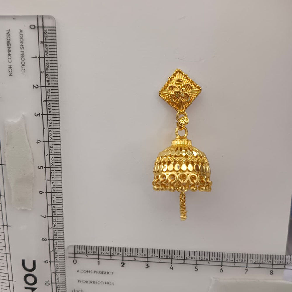 The99Jewel Stylish Gold Plated Jhumka Earrings | Traditional Fashion Jewellery for Festive & Party Wear