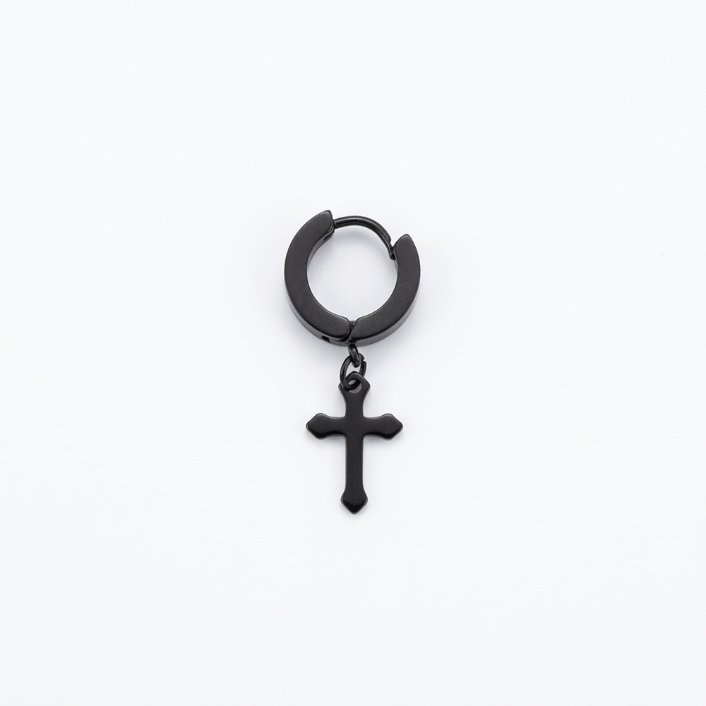 The99Jewel Black Plated Stud Mens Bali (1 PC)