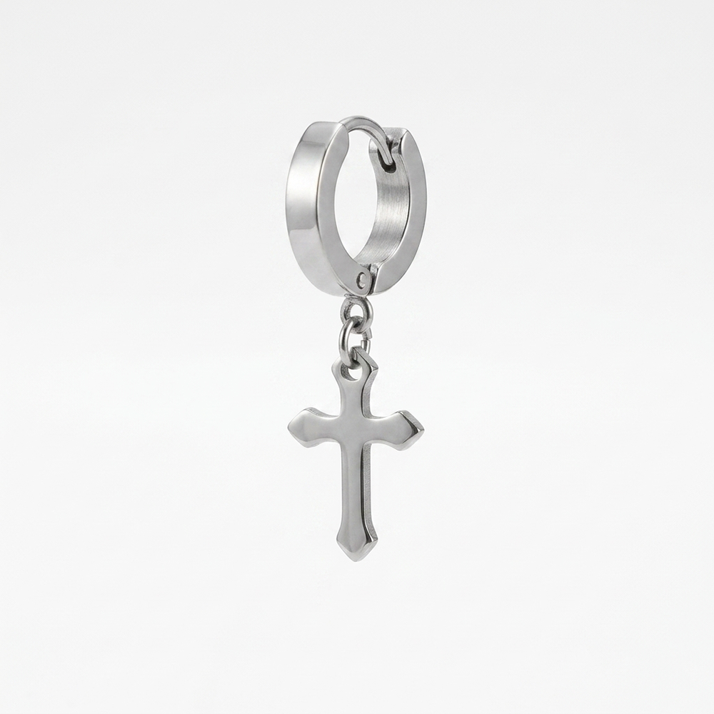 The99Jewel Silver Plated Stud Mens Bali (1 PC)