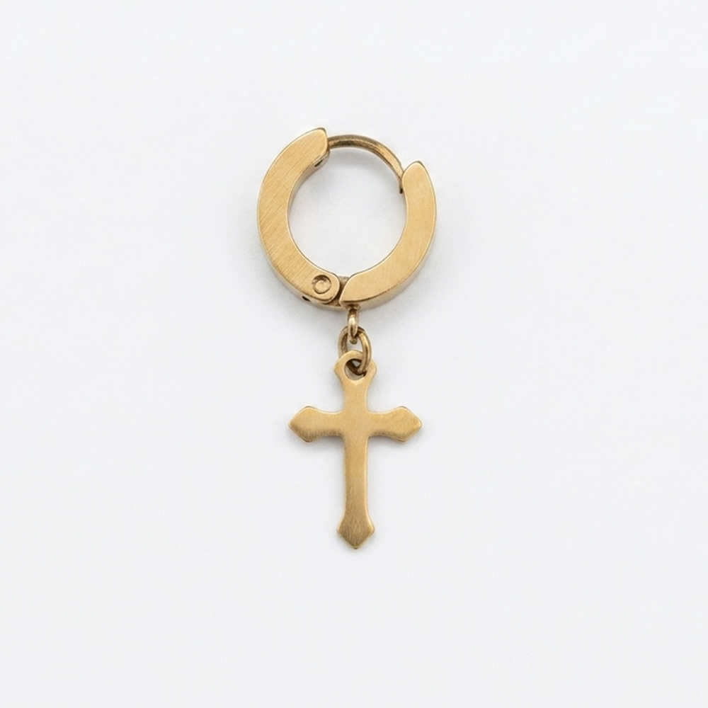 The99Jewel Gold Plated Stud Mens Bali (1 PC)