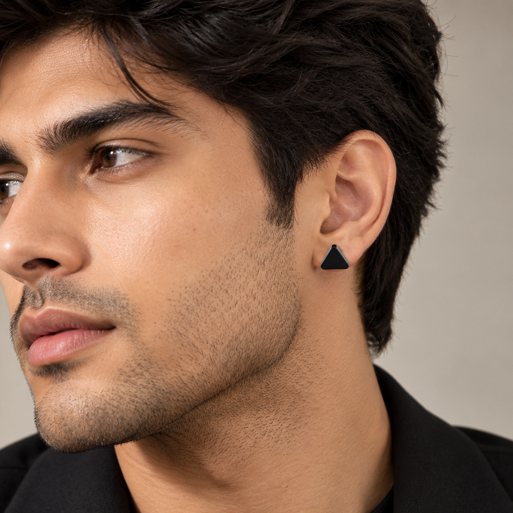 The99Jewel Men's Stylish Stud Piercing Earrings | Trendy Fashion Jewellery for Modern Men
