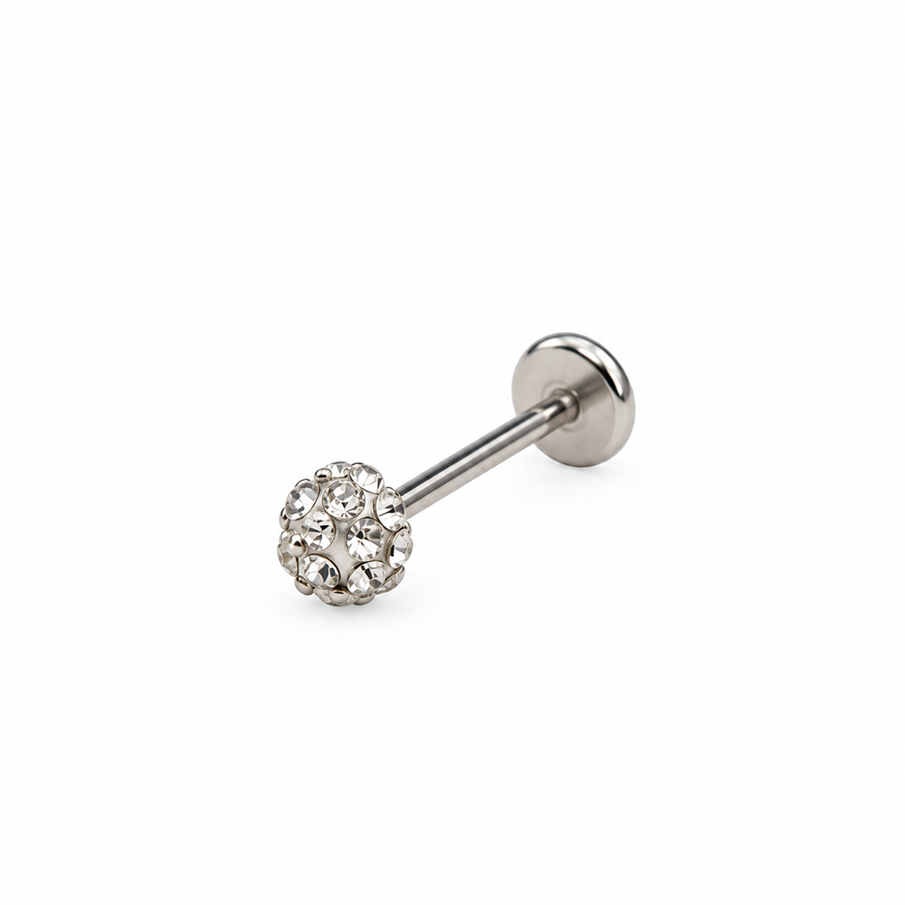 The99Jewel Men's Stylish Crystal Stone Stud Piercing Earrings | Trendy Fashion Jewellery for Modern Men