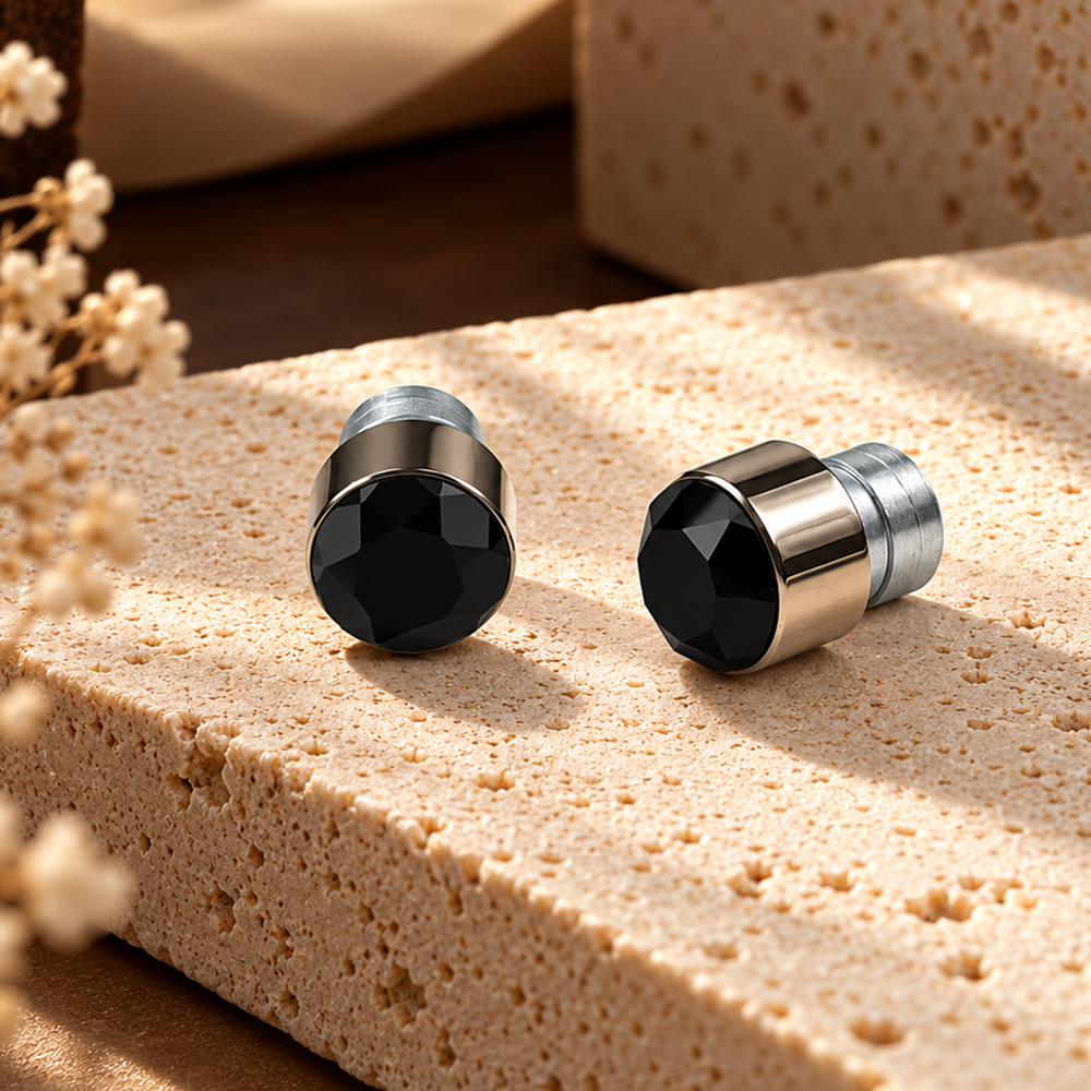 The99Jewel Men's Fashion Magnet Stud Earrings for Ear | Modern Stylish Ear Jewellery for Daily Wear