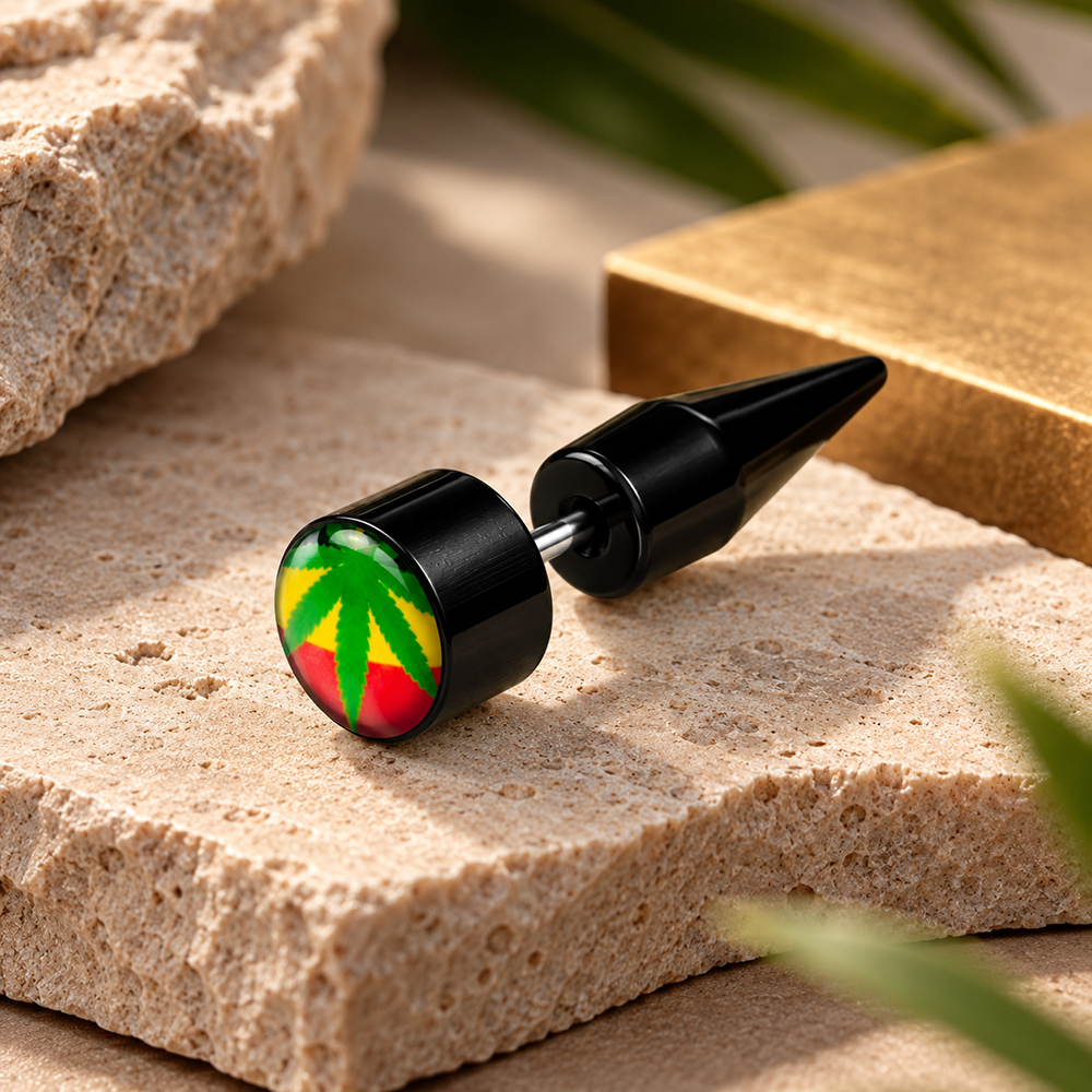 The99Jewel Men's Fashion Stud Earrings for Ear Piercing | Modern Stylish Ear Jewellery for Daily Wear