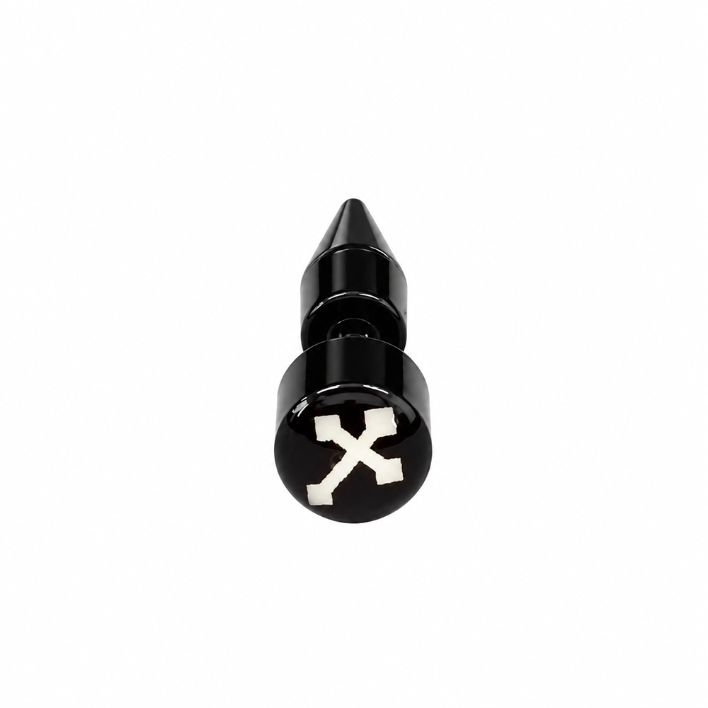 The99Jewel Men's Fashion Cross Design Stud Earrings for Ear Piercing | Modern Stylish Ear Jewellery for Daily Wear
